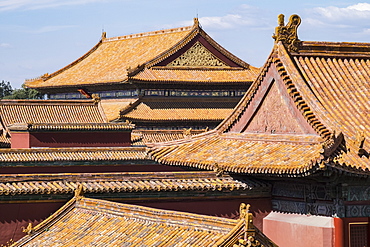 Rooftops, Forbidden City, Beijing, China, Asia