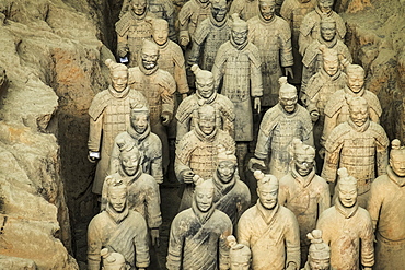 Warriors, Terracotta Army, UNESCO World Heritage Site, Xian, Shaanxi, China, Asia