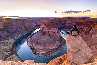 Horseshoe Bend on the Colorado River, Page, Arizona, United States of America, North America