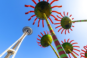 MoPoP Museum and Space Needle, Seattle, Washington State, United States of America, North America