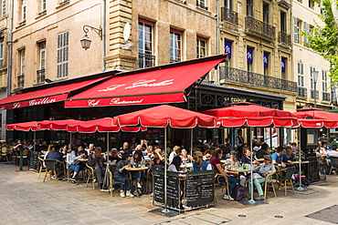 Cafe, Aix en Provence, Bouches du Rhone, Provence, Provence-Alpes-Cote d'Azur, France, Europe