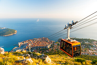 Aerial view of Dubrovnik, Croatia, Europe