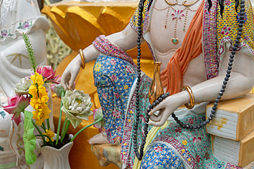 Buddhist temple in the town of Lampang, Chiang Mai province, northern Thailand, Southeast Asia, Asia