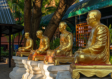 Buddhist temple in Chiang Mai, Thailand, Southeast Asia, Asia