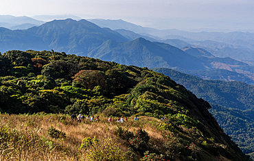 Views of Doi Inthanon National Park in Chiang Mai province,Thailand, Southeast Asia, Asia