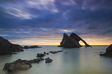 Bow Fiddle Rock, Portnockie, Moray, Scotland, United Kingdom, Europe