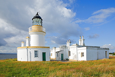 Chanonry Point lighthouse, Black Isle, Highland, Scotland, United Kingdom, Europe