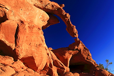 Ephemeral arch, valley of fire state park, nevada, usa, north america