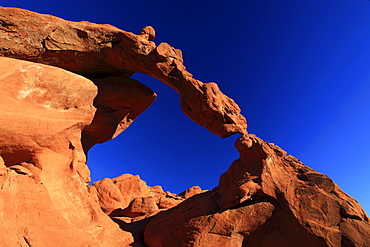 Ephemeral arch, valley of fire state park, nevada, usa, nord amerika