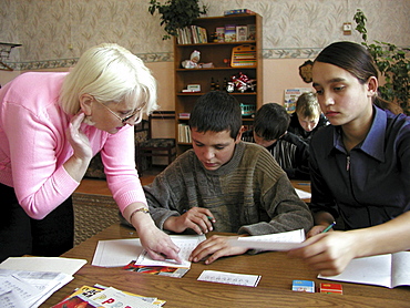 Russia - secondary school, yuzhno sakhalinsk, sakhalin island, russian far east