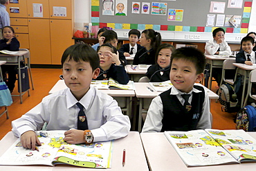 HONG KONG Maryknoll Fathers' Primary School in Kowloon. photo by Sean Sprague