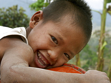 Thailand boy of nasiri village of the lahu tribe, chiang mai