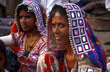 India - tribes: lambada tribal women, mulathanda, andhra pradesh