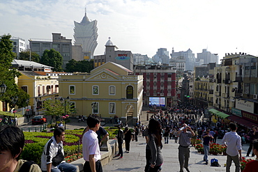 MACAU Macau street scenes showing old and new. photo by Sean Sprague