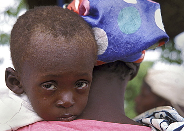 Ghana woman and malnourished child bongo, bolgatanga