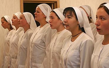 Russia trainee nurses and novice at a medical training school involvement by & martha convent moscow