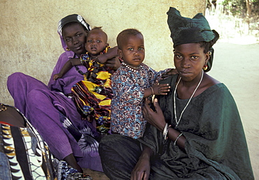 Senegal women and children, thies