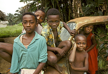 Equatorial guinea children of ebebiyin