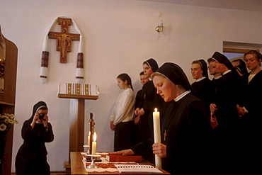 Religion catholic nun taking, , ukraine