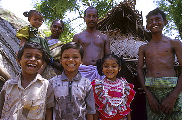 India - slavery family of freed bonded laborers, palani, tamil