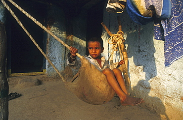 India - children - boy of mulathanda village, andhra pradesh