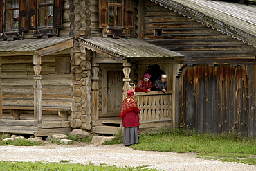 Russia museum of wooden architecture, novgorod