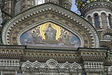 Russiachurch of saviour on blood, detail,saint petersburg