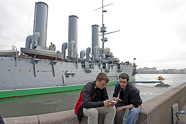 Russia aurora cruiser, saint petersbur