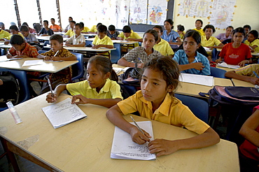 East timor. Classroom primary school at usi takeno, oecussi-ambeno