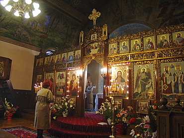 Religion, bulgaria sunday mass at the byzantine catholic assumption cathedral, sofia