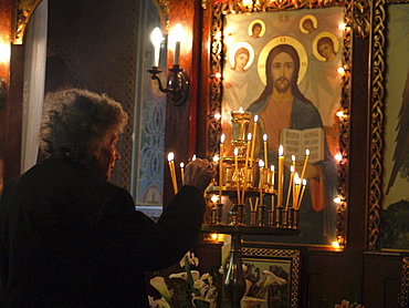 Religion, bulgaria. Sunday mass at the byzantine catholic assumption cathedral, sofia