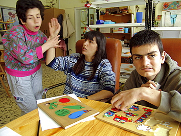 Disability, bulgaria. Anunciation center for people with severe mental and physical disabilities, sofia