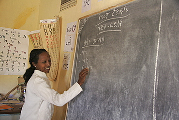 Ethiopia catholic elementary school at wutafa, tigray