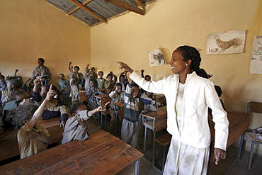 Ethiopia catholic elementary school at wutafa, tigray