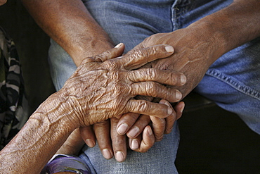 Venezuela hands, el castano, a remote village in the hills near barquisimeto, lara state