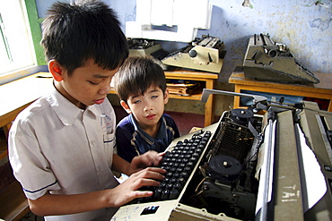 Vietnam children of blind school, phuxuyen