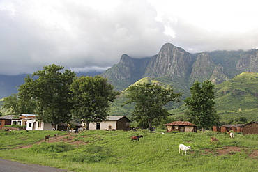 Tanzanian landscape near same in the north-east