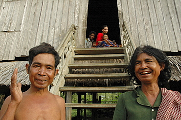 Cambodia family of kampong cham