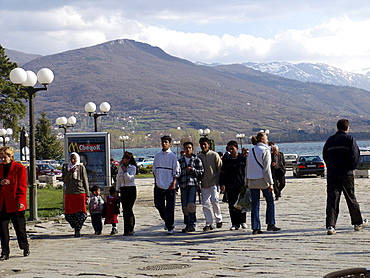 Macedonia (the former yugoslav republic of macedonia, fyrm) the town of ohrid on the shore of lake ohrid