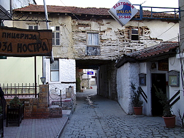 Macedonia (the former yugoslav republic of macedonia, fyrm) the town of ohrid on the shore of lake ohrid