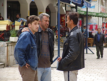 Macedonia (the former yugoslav republic of macedonia, fyrm) street scene, struga