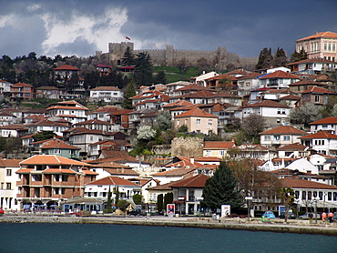 Macedonia (the former yugoslav republic of macedonia, fyrm) the town of ohrid on the shore of lake ohrid