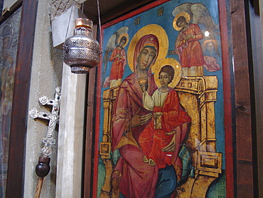 Macedonia (the former yugoslav republic of macedonia, fyrm) icon. Orthodox church of saint clement, ohrid