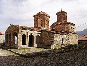 Macedonia (the former yugoslav republic of macedonia, fyrm) orthodox church of the monastery of saint naum. Lake ohrid