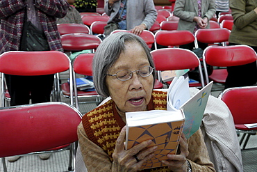 HONG KONG Mass at Christ the Worker Parish, Ngau Tau Kok, Kowloon. photo by Sean Sprague