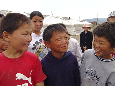 Mongolia boys at at the don bosco youth center, for street children and orphans, ulaan baatar