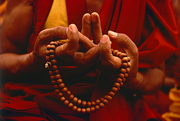 Mandala mudra, kalachakra, bodhgaya, india. A mandala mudra is a sacred form or diagram of universe collective consciousness. Mandala means essence, la means container; a mandala contains essence of religion possesses great power, gathering within itself forces of universe. Symbolizing both mind body of buddha, mandala represents order harmony achieved by a truly enlightened mind. Hail to jewel in lotus. Nothing at will is born nothing at will there is nothing that is bound there is nothing liberated.,mahasiddha savarip