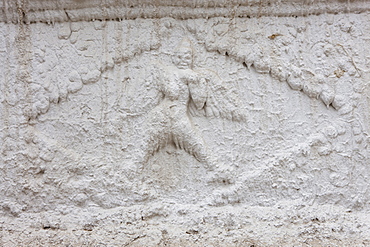 Imprints of Protective God in a Chorten. Ladakh, India