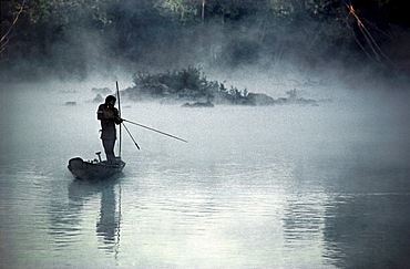 For centuries the amazonian forest has been a nourishing mother for the kayapo, who survive mostly on hunting, fishing and gathering. gorotire kayapo reserve, brazilian amazon