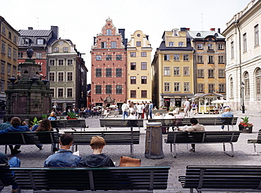 Stortorget, Gamla Stan (Old Town), Stockholm, Sweden, Scandinavia, Europe